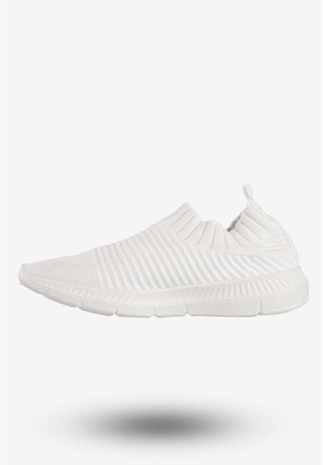 Sneakersy Damskie Wsuwane Buty Sportowe DK Białe SM-BM1809 Candy