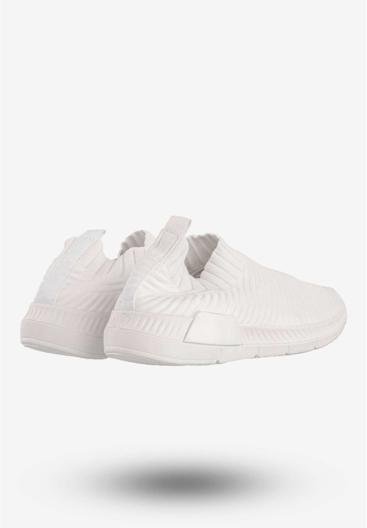 Sneakersy Damskie Wsuwane Buty Sportowe DK Białe SM-BM1809 Candy
