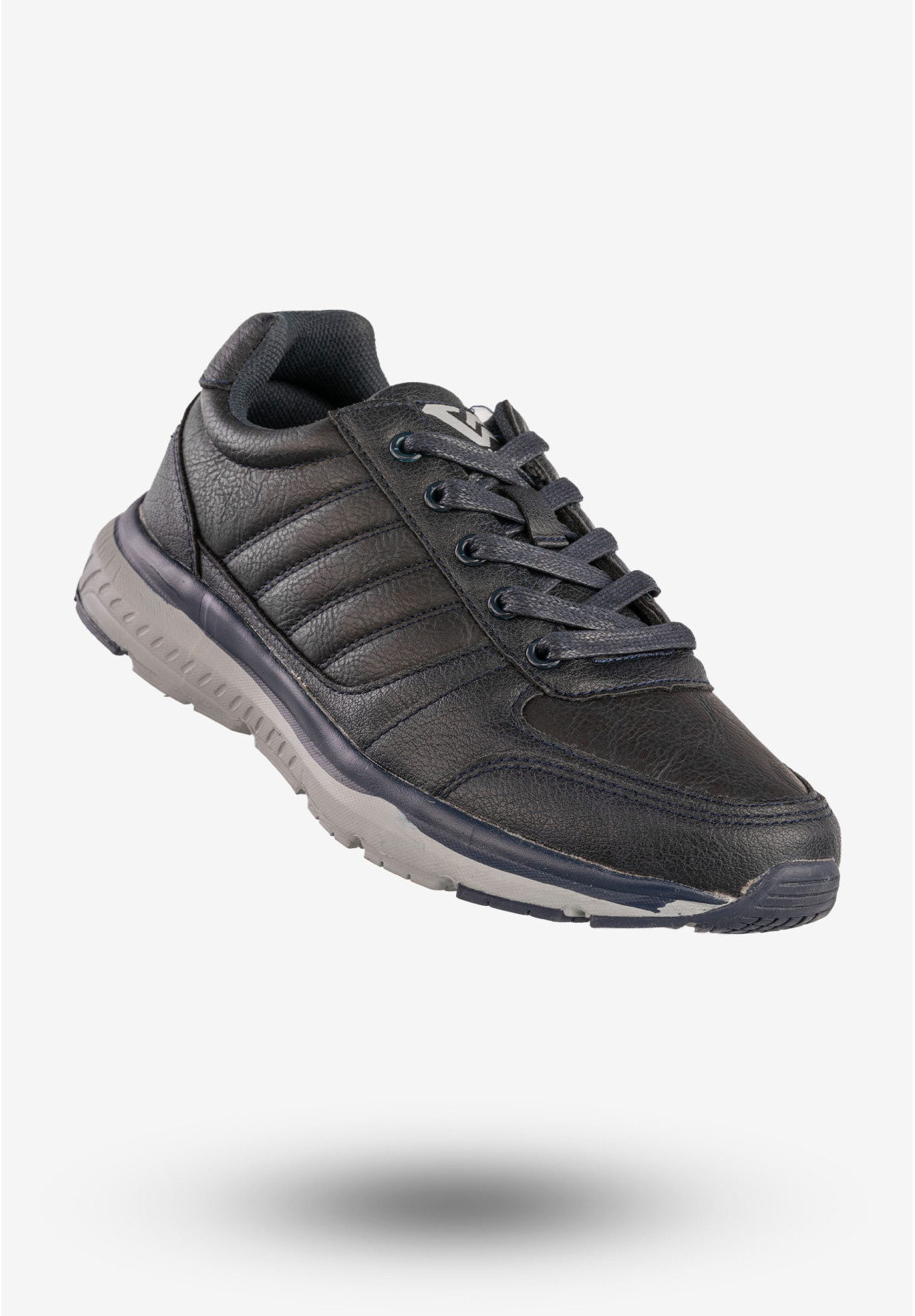 Sneakersy Damskie Ekoskóra Buty Sportowe Granatowe Gelteo T-1973