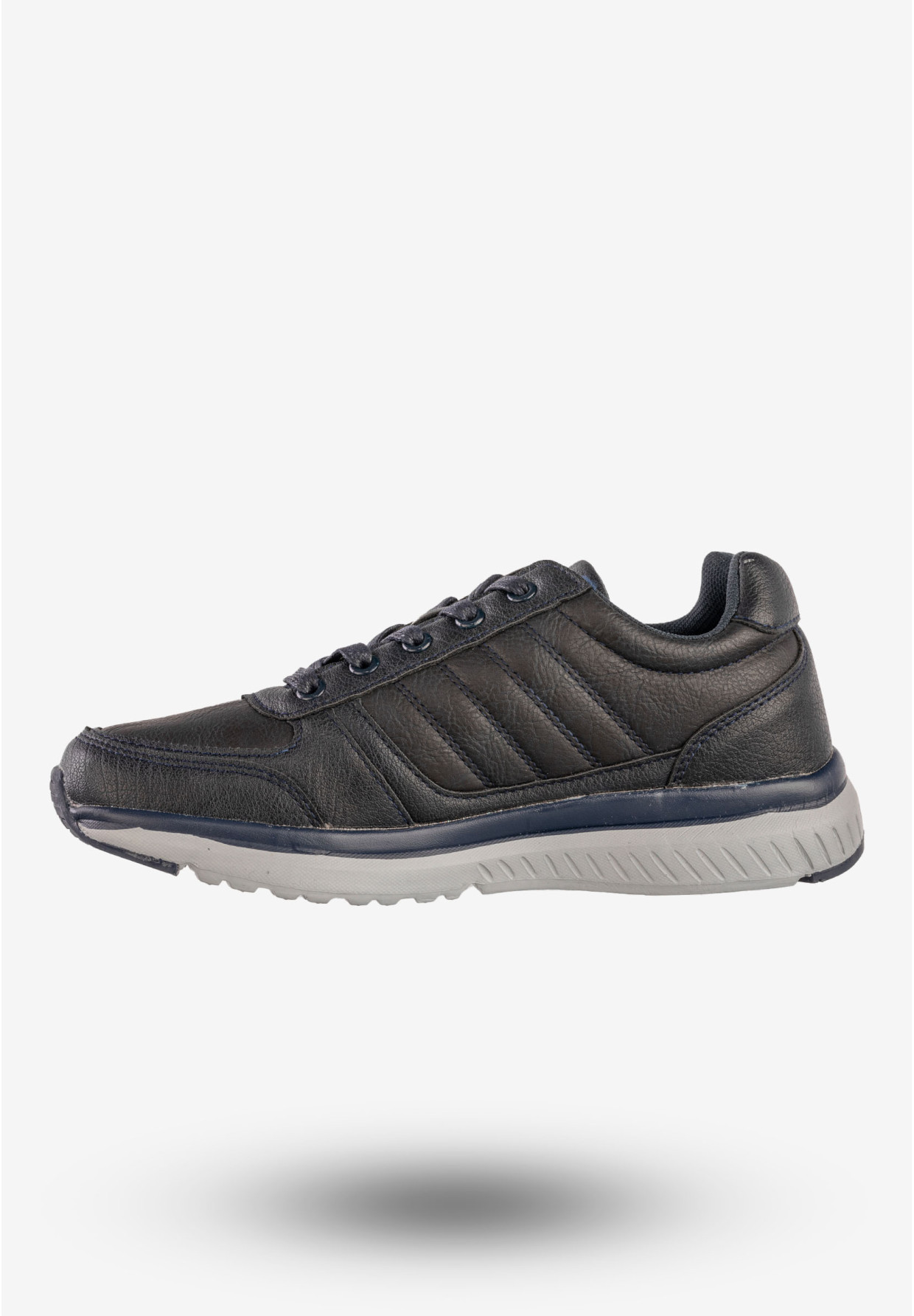 Sneakersy Damskie Ekoskóra Buty Sportowe Granatowe Gelteo T-1973
