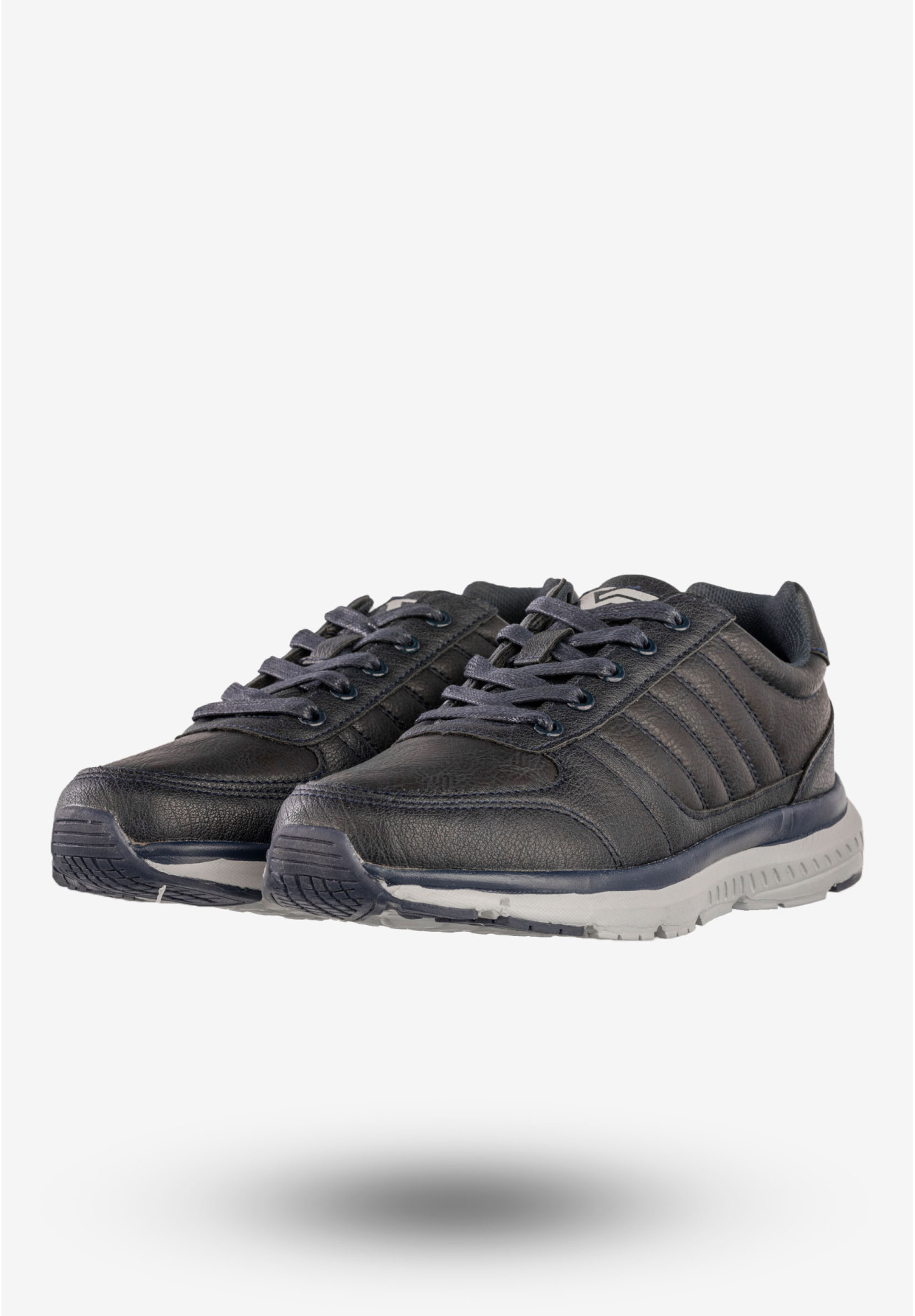 Sneakersy Damskie Ekoskóra Buty Sportowe Granatowe Gelteo T-1973