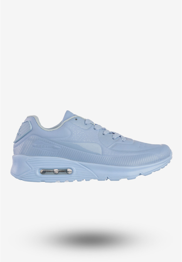 Sneakersy Damskie Ekoskóra Buty Sportowe Niebieskie Rapert B774-13