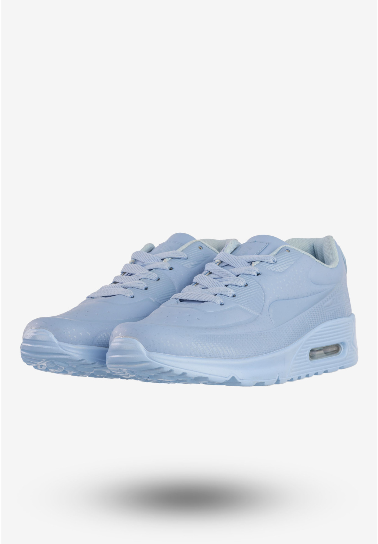 Sneakersy Damskie Ekoskóra Buty Sportowe Niebieskie Rapert B774-13
