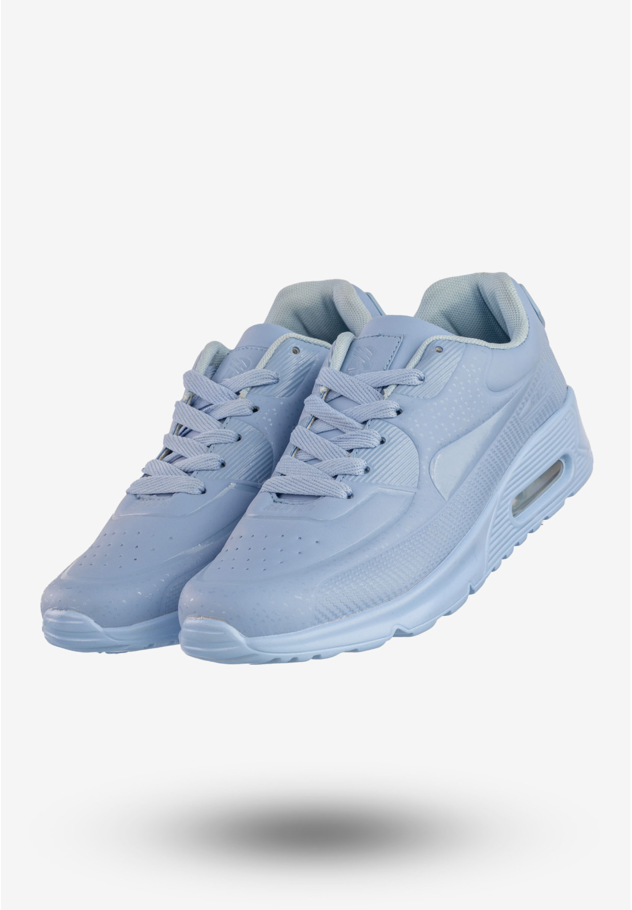 Sneakersy Damskie Ekoskóra Buty Sportowe Niebieskie Rapert B774-13