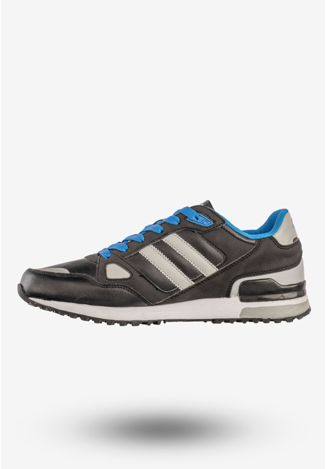 Sneakersy Męskie Ekoskóra Buty Sportowe Czarne Aviator 9217C2
