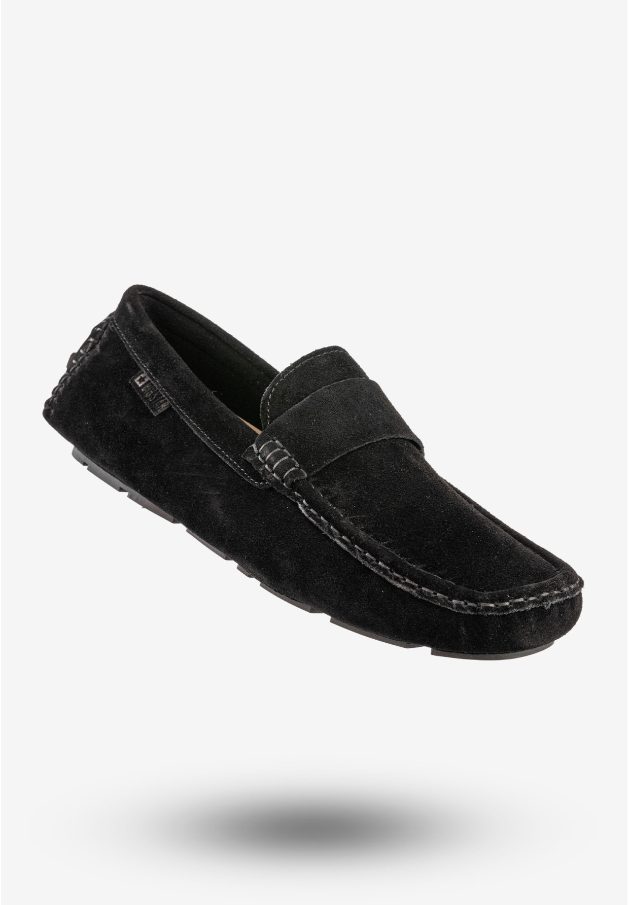 Mokasyny Męskie Skórzane Buty BIG STAR Eleganckie Czarne RR174049