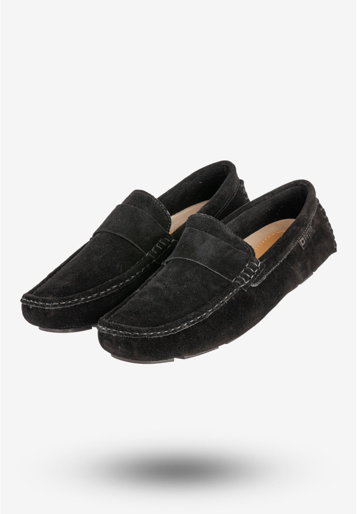 Mokasyny Męskie Skórzane Buty BIG STAR Eleganckie Czarne RR174049