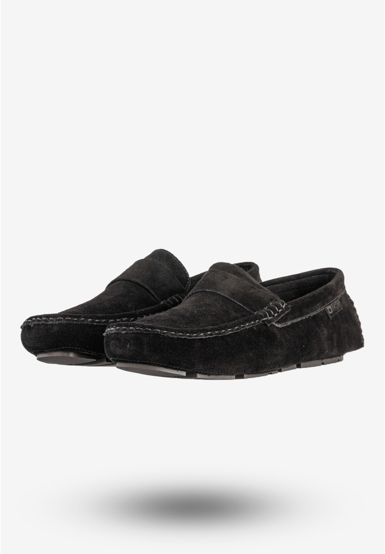 Mokasyny Męskie Skórzane Buty BIG STAR Eleganckie Czarne RR174049