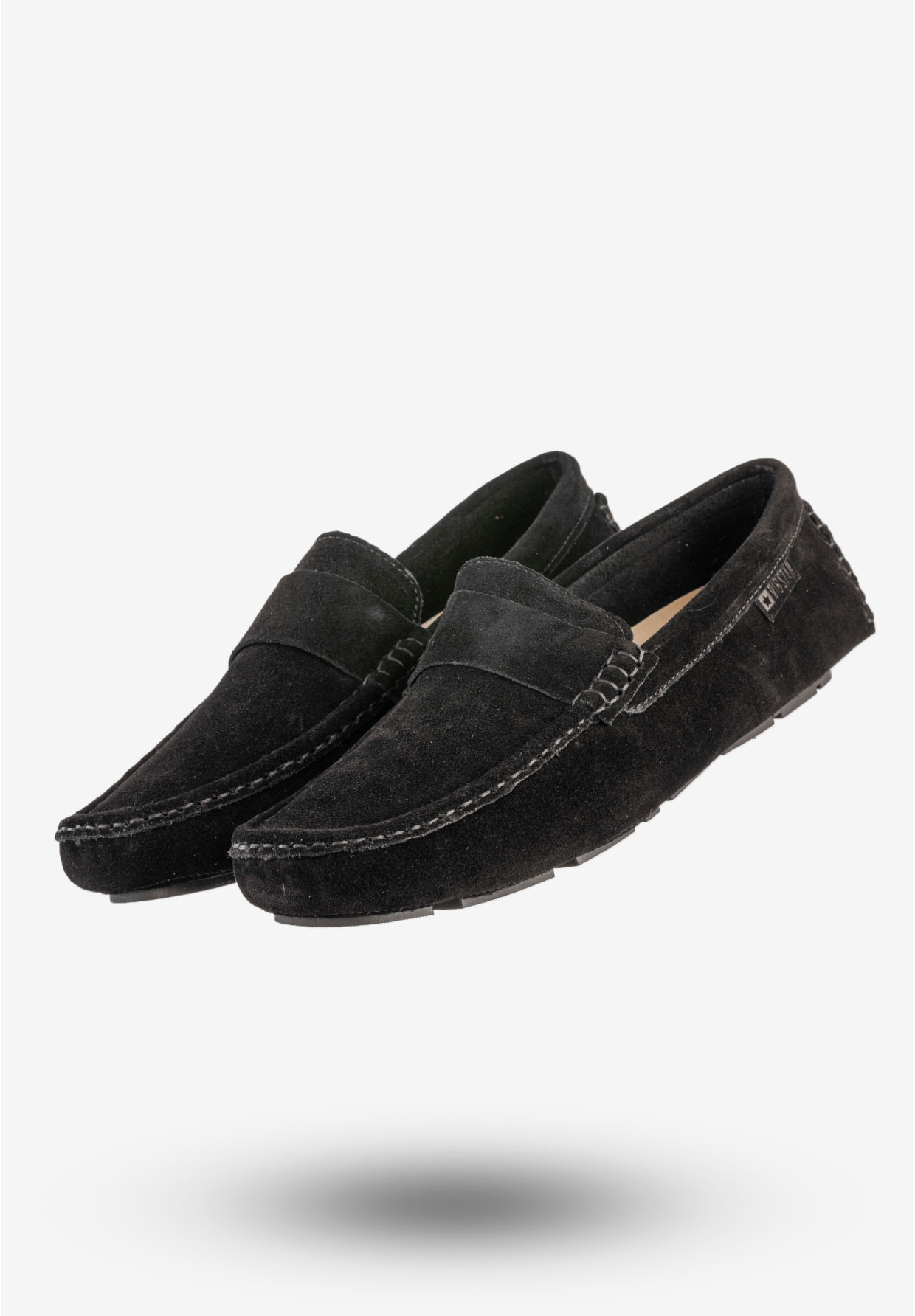 Mokasyny Męskie Skórzane Buty BIG STAR Eleganckie Czarne RR174049