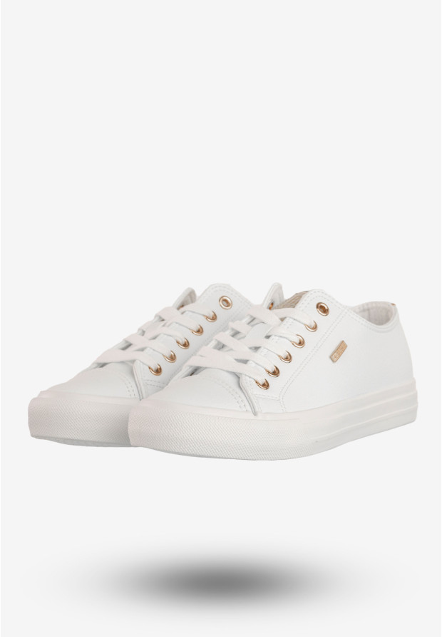 Trampki Damskie Ekoskóra Big Star Buty Białe RR274748