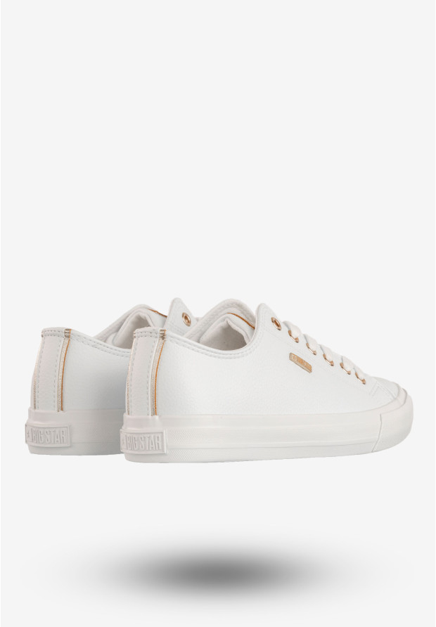 Trampki Damskie Ekoskóra Big Star Buty Białe RR274748