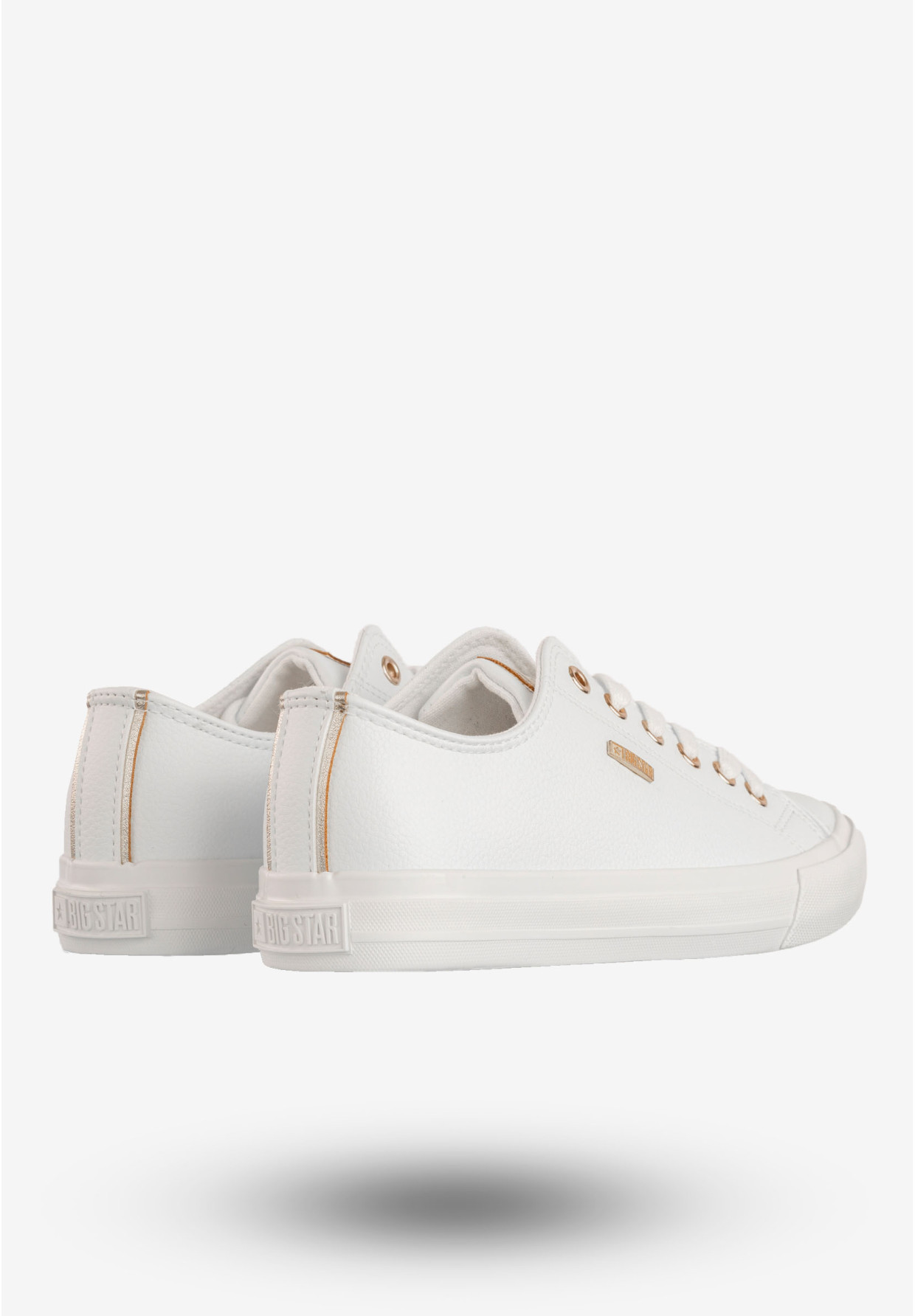 Trampki Damskie Ekoskóra Big Star Buty Białe RR274748