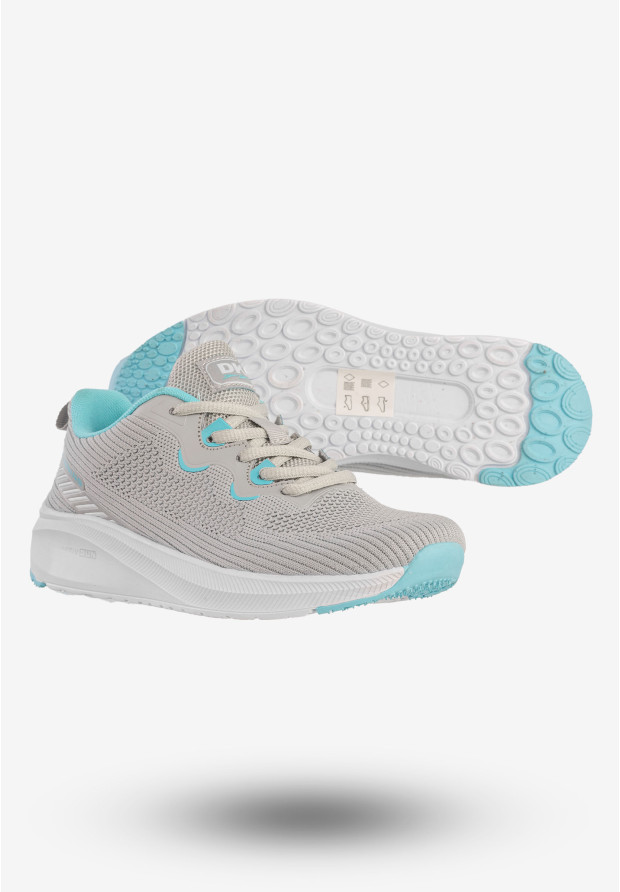Sneakersy Damskie DK Buty Sportowe Do Biegania Szare VB25935 ISIA