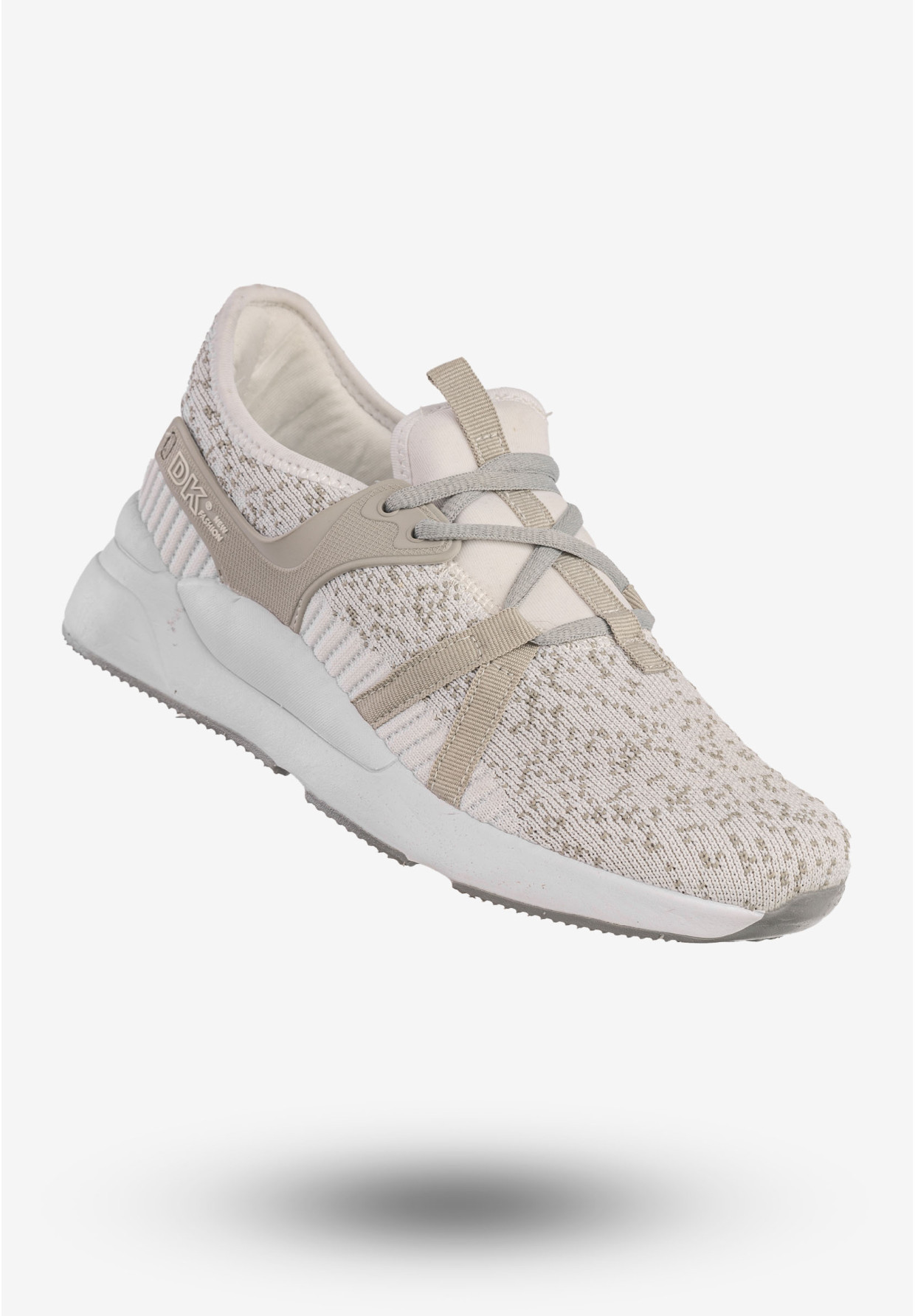 Sneakersy Damskie DK Buty Sportowe Do Biegania Białe SY19009 Famia