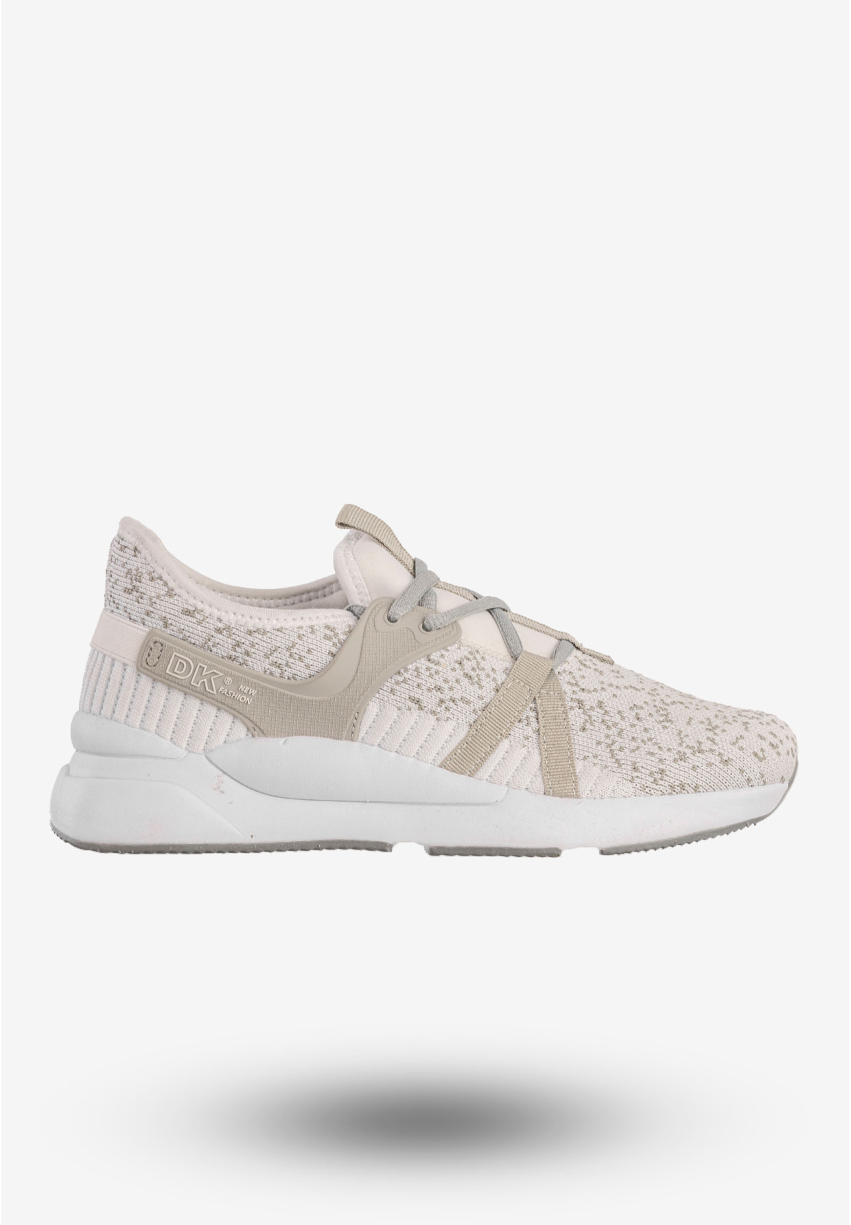 Sneakersy Damskie DK Buty Sportowe Do Biegania Białe SY19009 Famia