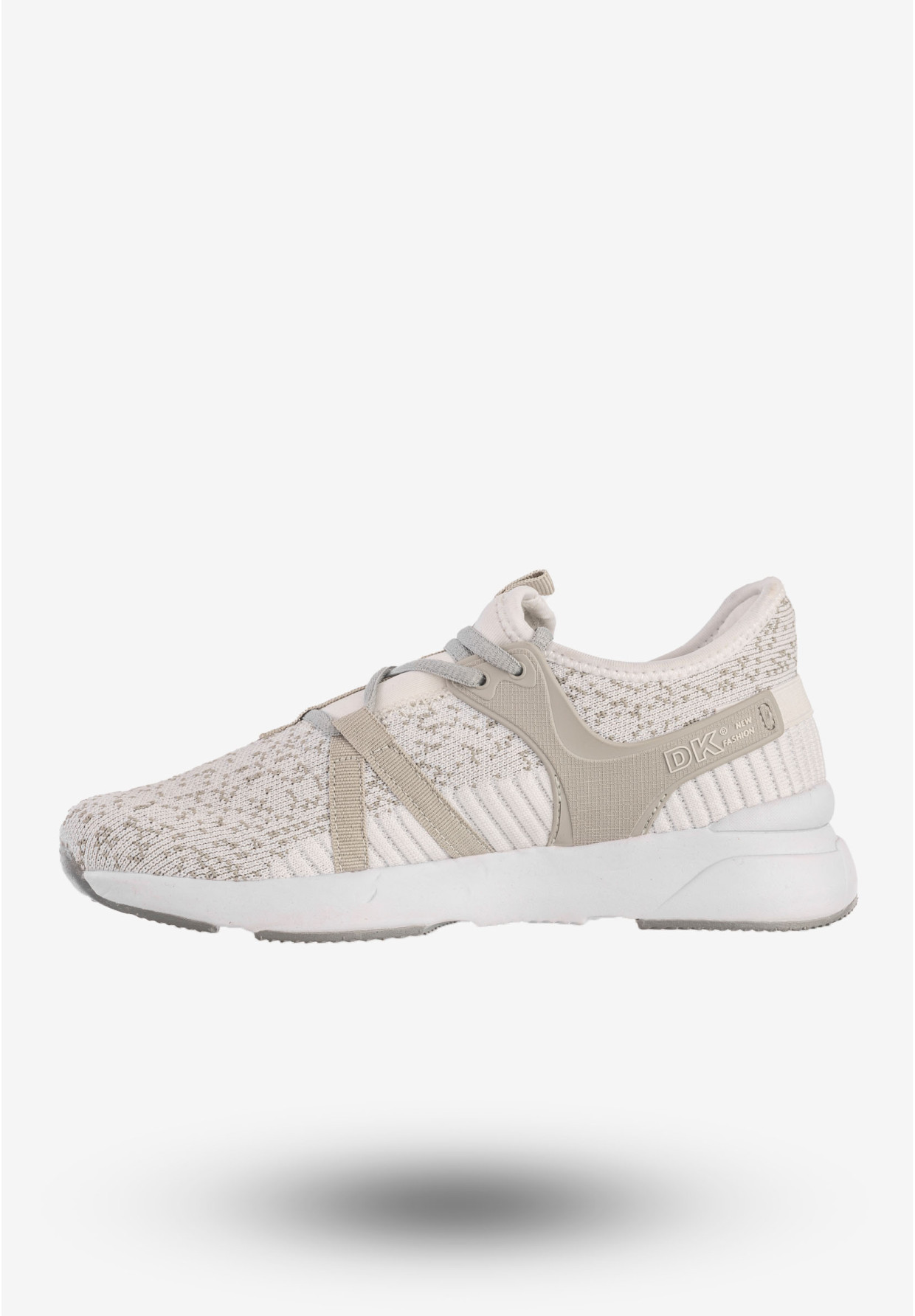 Sneakersy Damskie DK Buty Sportowe Do Biegania Białe SY19009 Famia