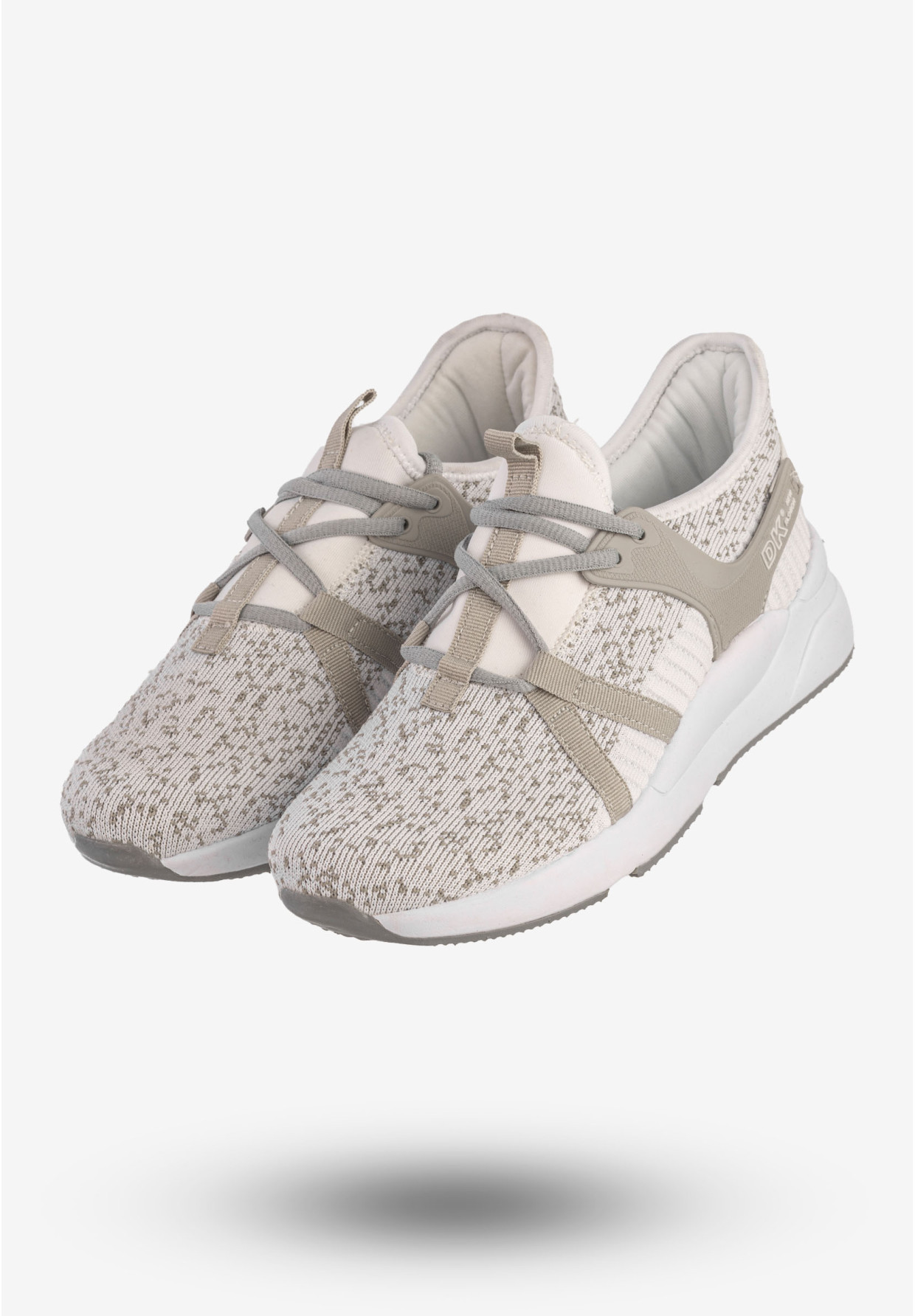 Sneakersy Damskie DK Buty Sportowe Do Biegania Białe SY19009 Famia