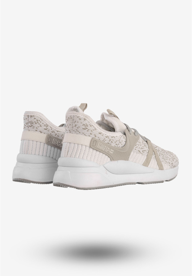 Sneakersy Damskie DK Buty Sportowe Do Biegania Białe SY19009 Famia