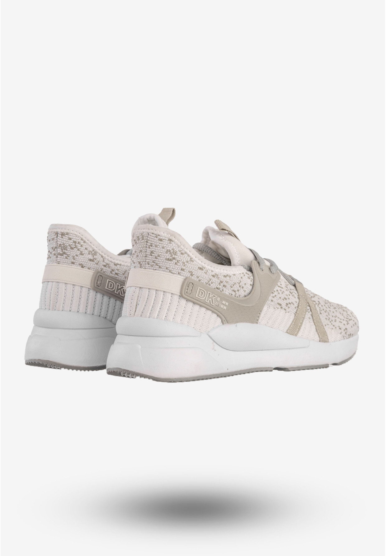 Sneakersy Damskie DK Buty Sportowe Do Biegania Białe SY19009 Famia