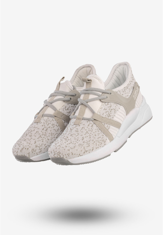 Sneakersy Damskie DK Buty Sportowe Do Biegania Białe SY19009 Famia