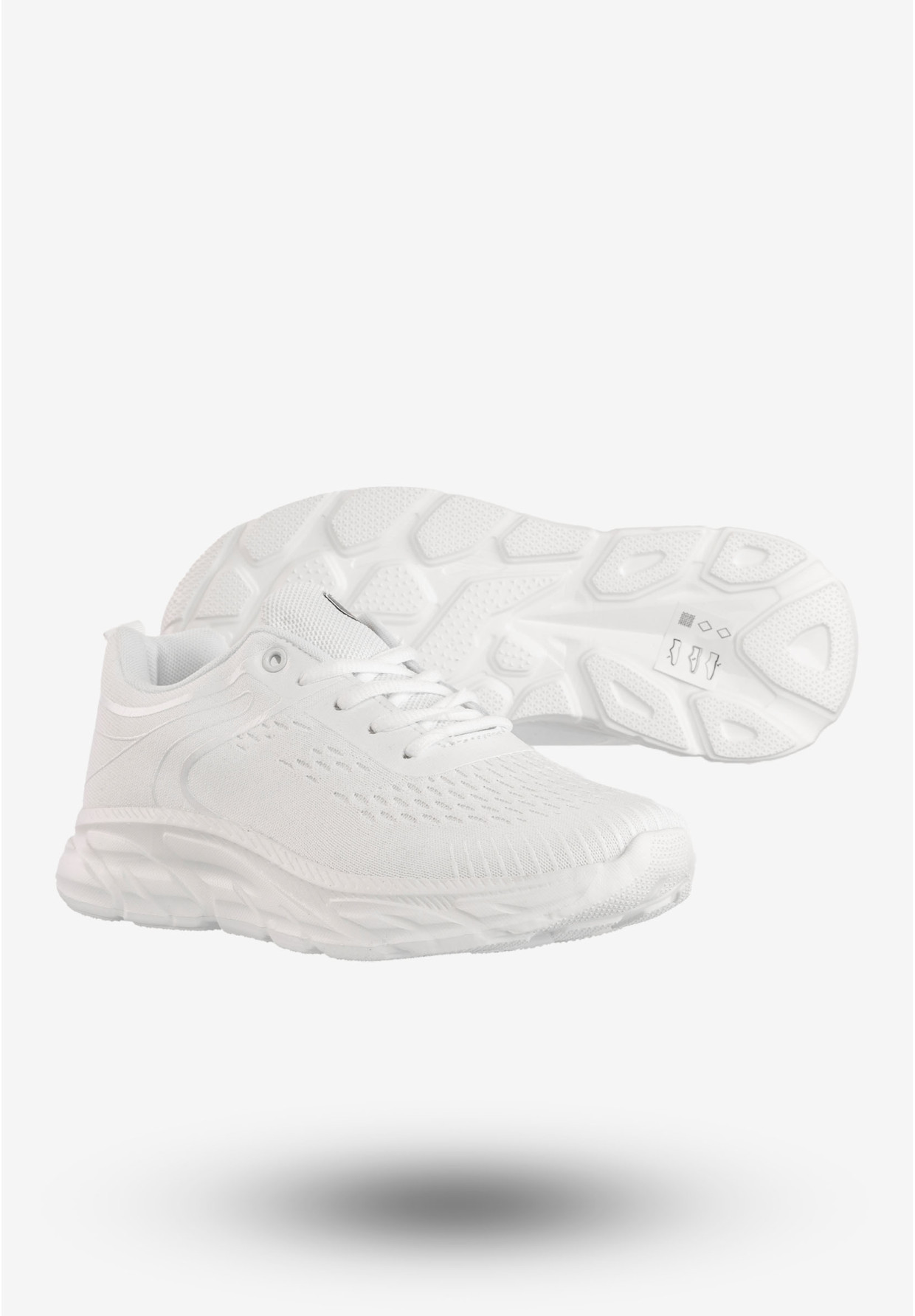 Sneakersy Damskie DK Buty Sportowe Do Biegania Białe EV1112 Rocket