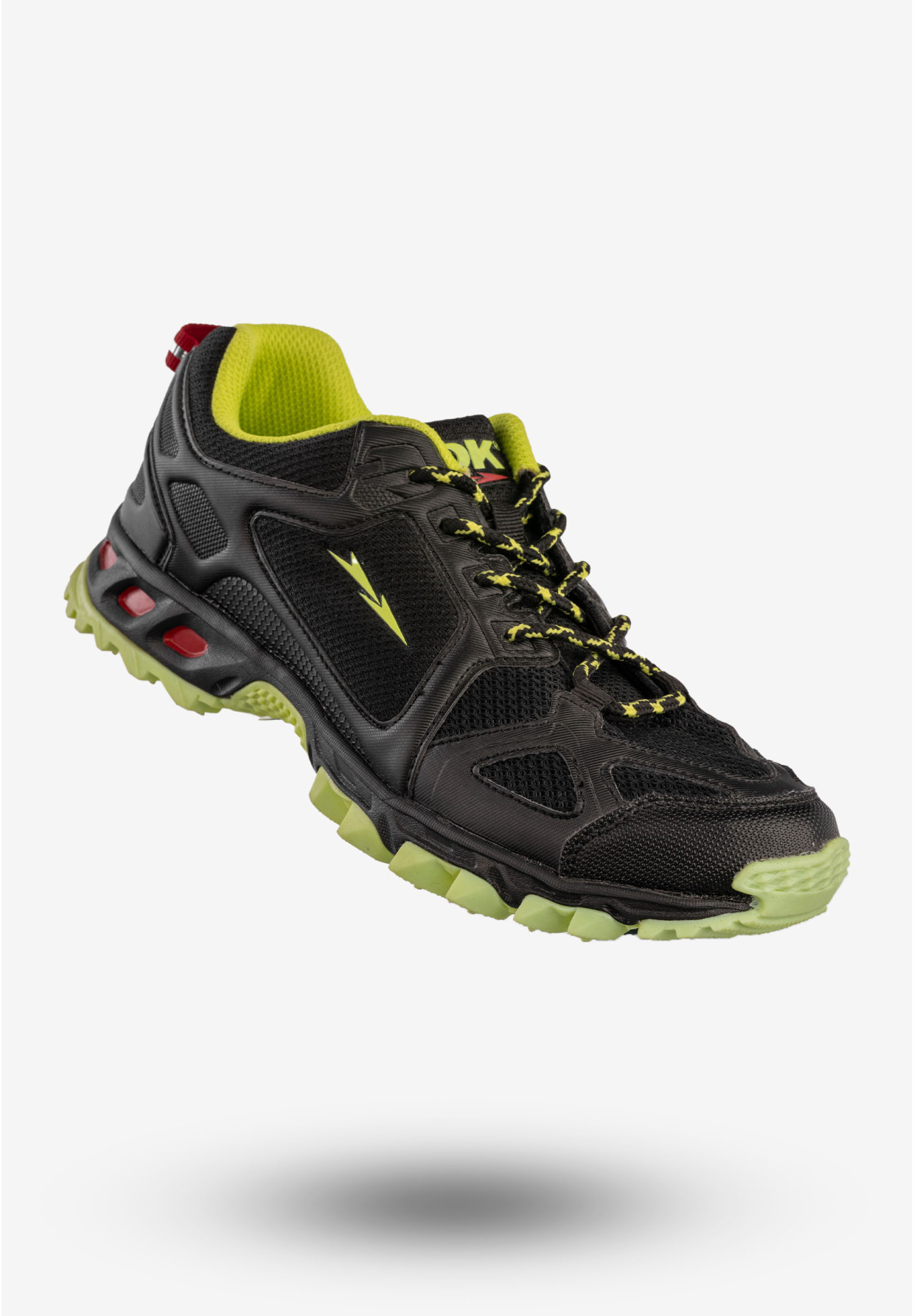 Sneakersy Damskie DK Buty Sportowe Trekkingi Niskie Czarne 614601