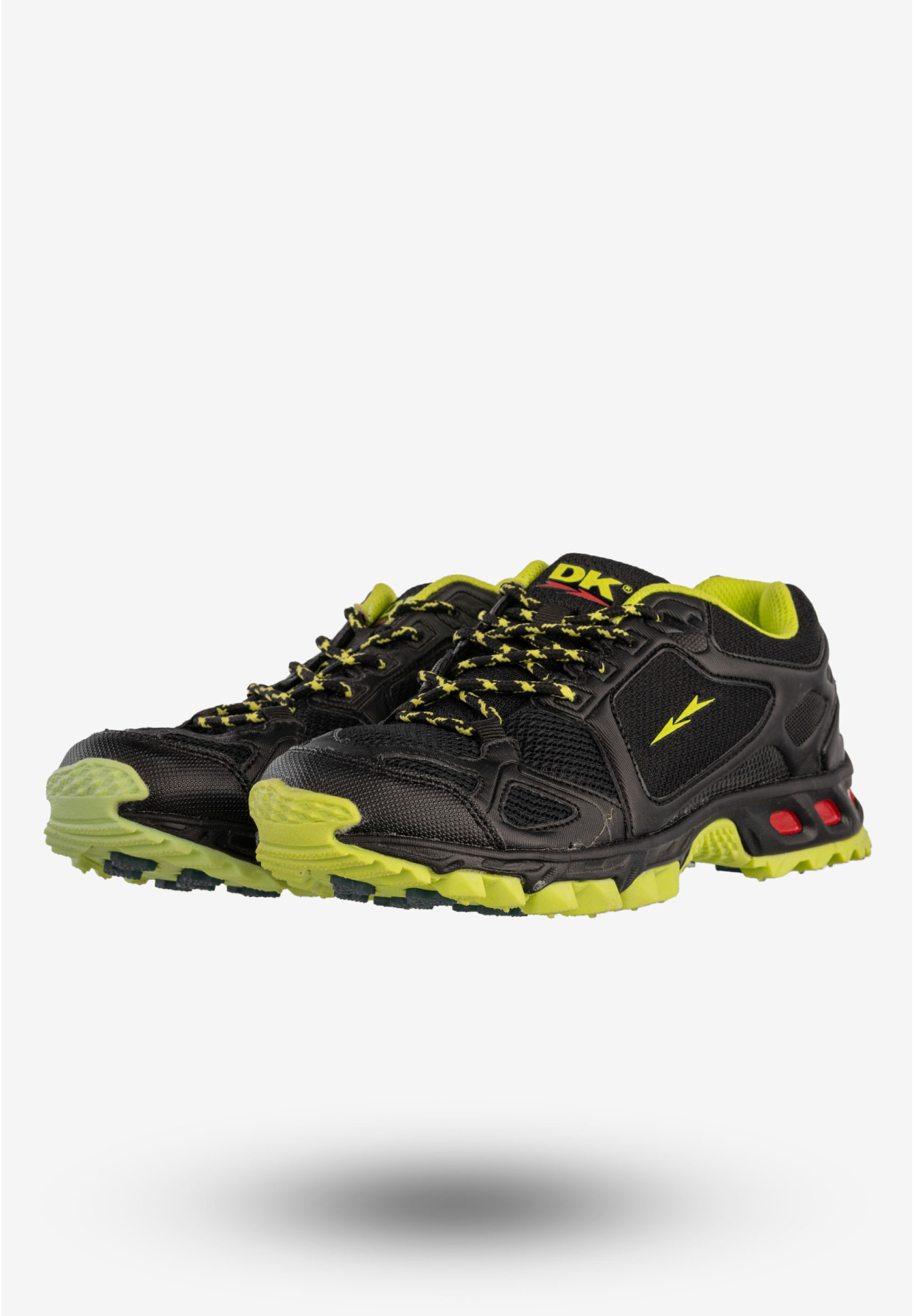 Sneakersy Damskie DK Buty Sportowe Trekkingi Niskie Czarne 614601