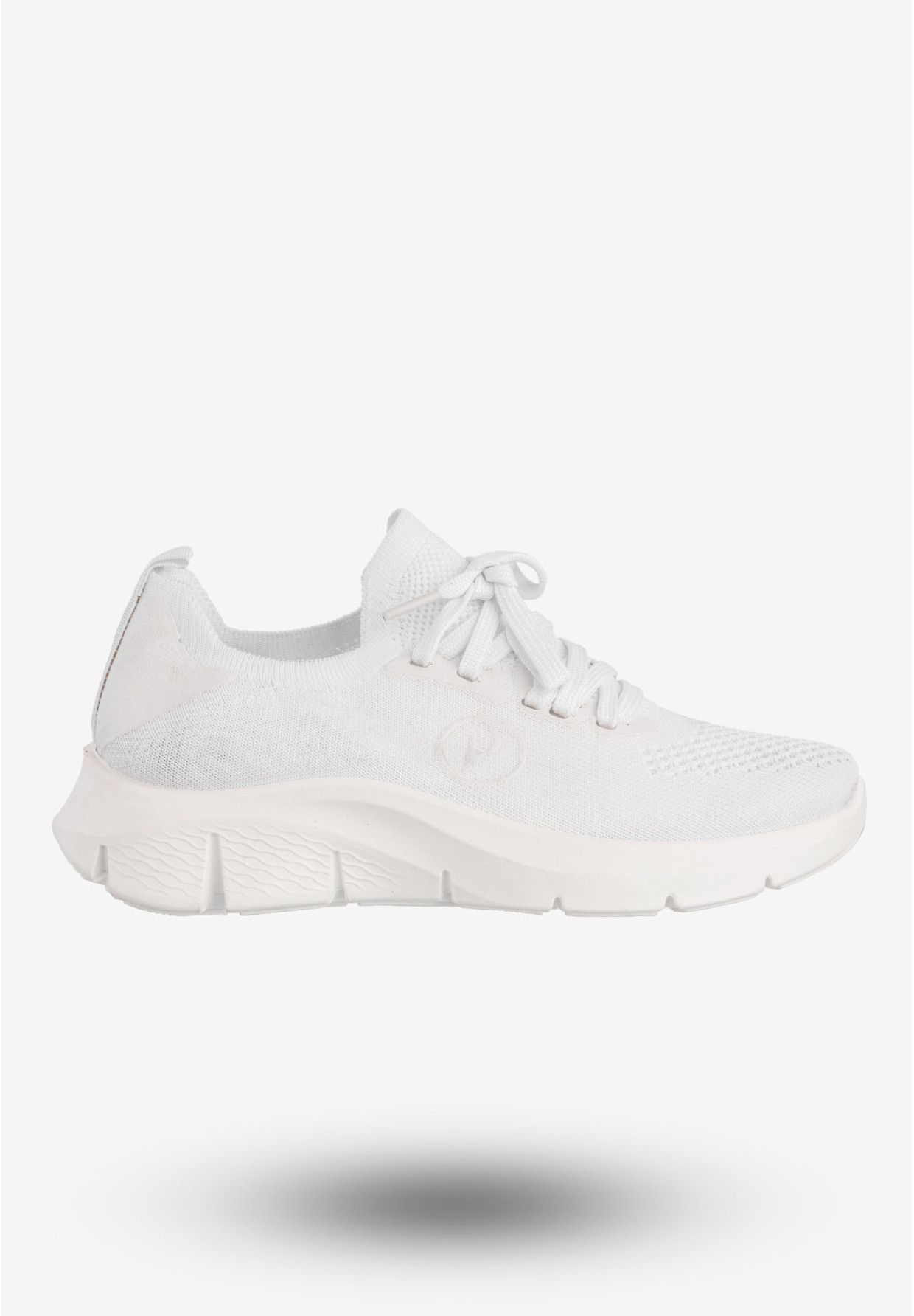 Sneakersy Damskie Wsuwane Potocki Buty Sportowe Białe 24-01303WH