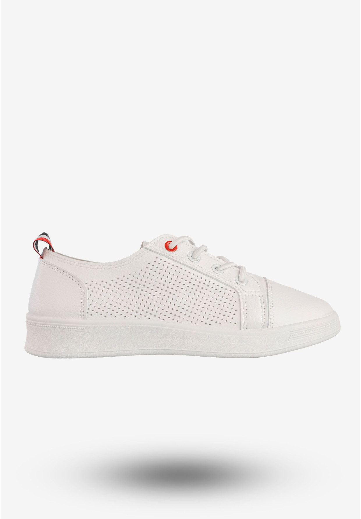 Tenisówki Damskie Wsuwane Potocki Buty Sneakersy Białe 25-16333WH