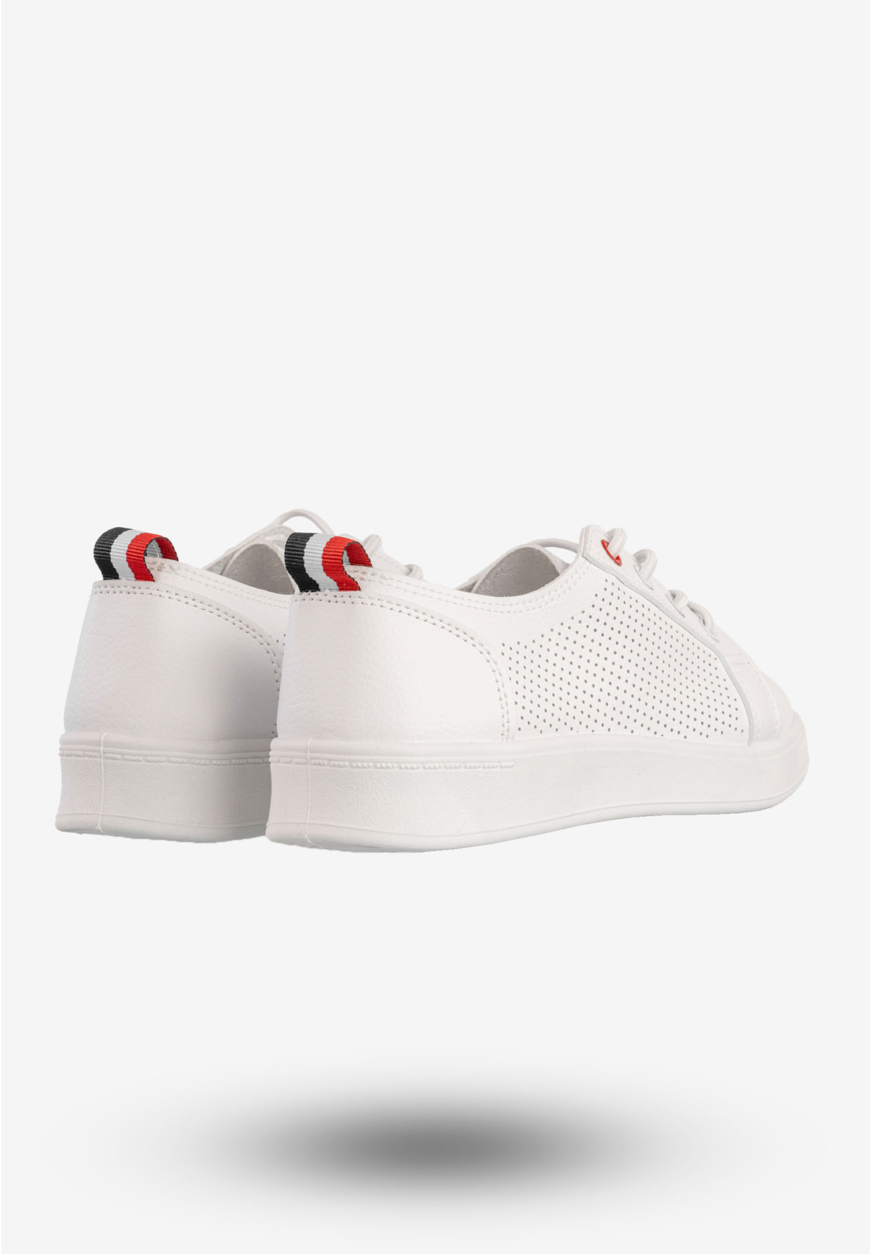 Tenisówki Damskie Wsuwane Potocki Buty Sneakersy Białe 25-16333WH