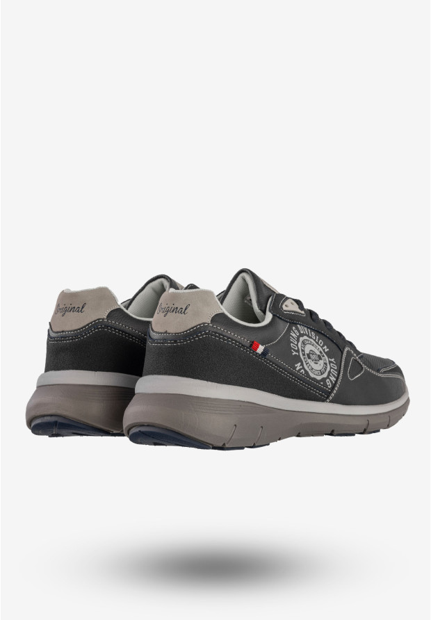 Sneakersy Męskie McBraun Ekoskóra Buty Sportowe Granatowe 24MN03-6754