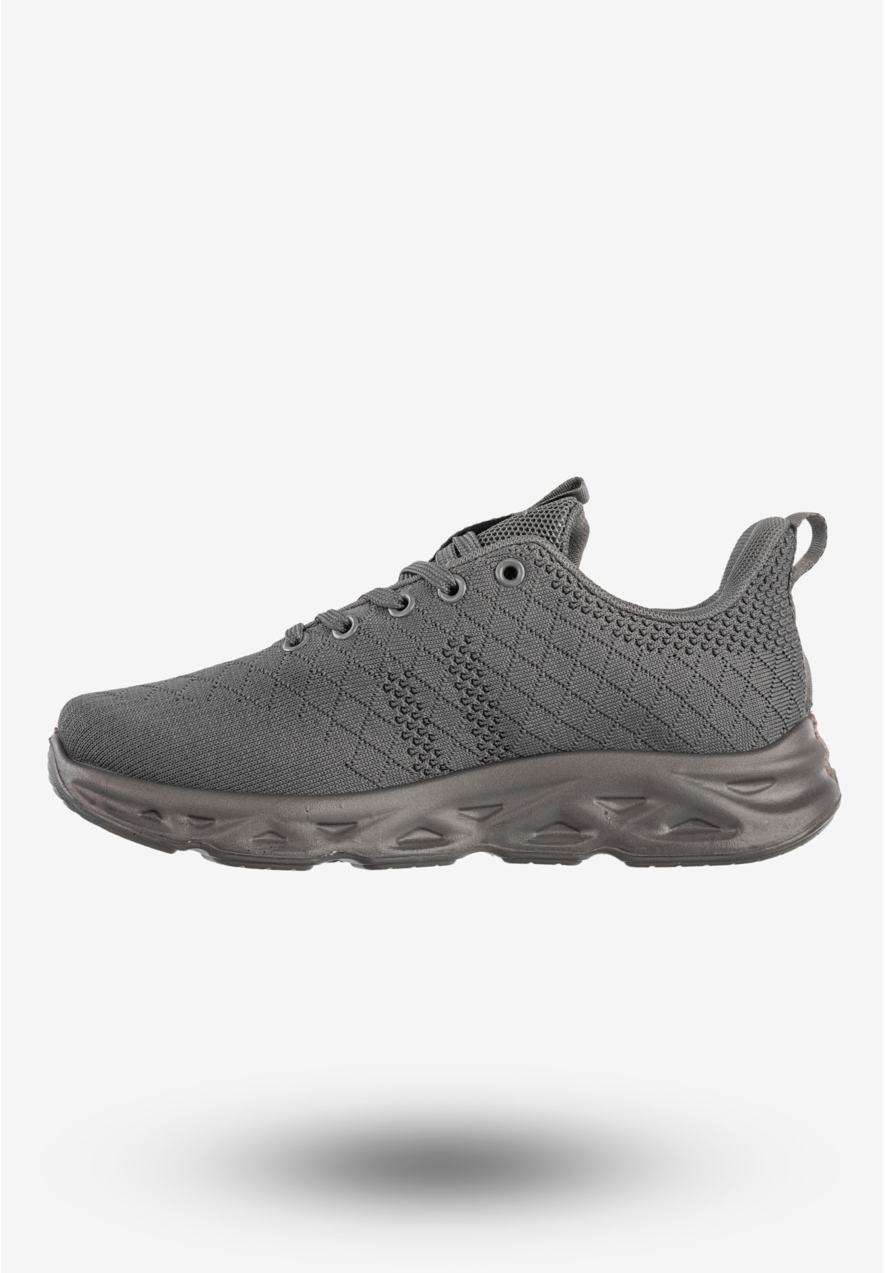 Sneakersy Męskie News Buty Sportowe Do Biegania Szare 24MN46-6830