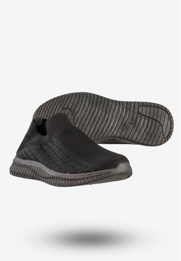Sneakersy Męskie Wsuwane Buty Sportowe Półbuty Czarne Good To Great G-51