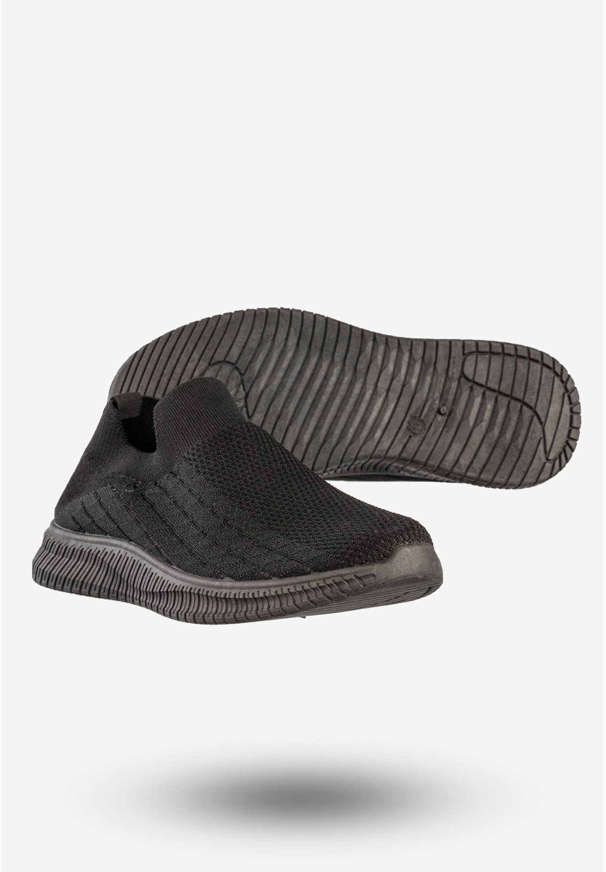 Sneakersy Męskie Wsuwane Buty Sportowe Półbuty Czarne Good To Great G-51