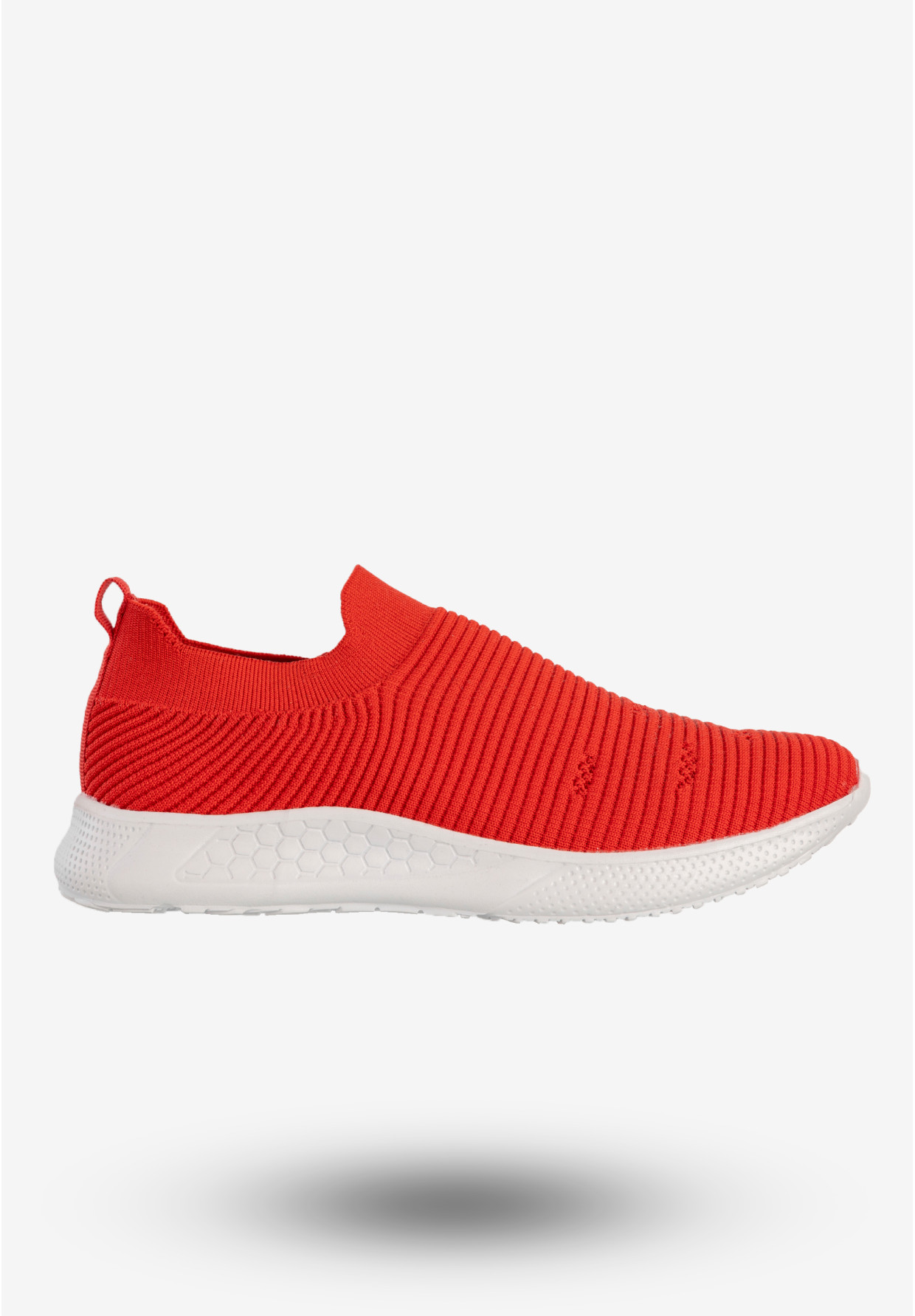 Sneakersy Damskie Wsuwane Buty Sportowe Półbuty Czerwone S20129-1