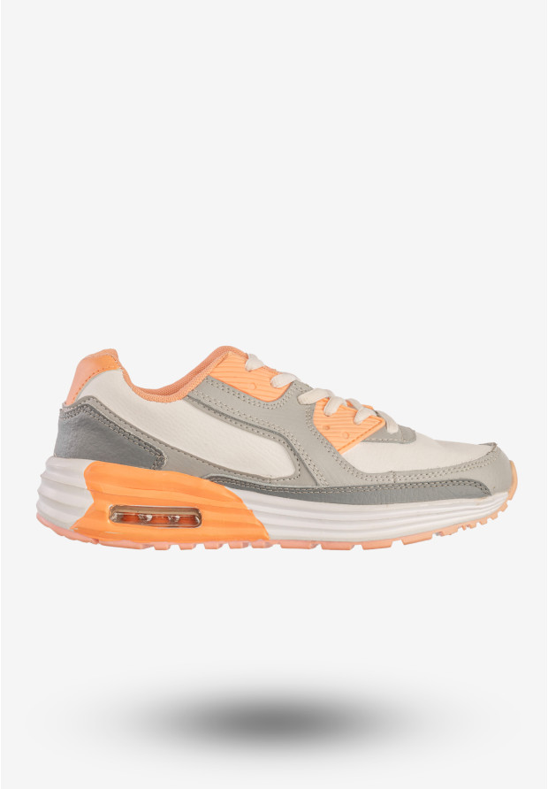 Sneakersy Damskie Ekoskóra Buty Sportowe Szare McArthur C15-F-NL-04-OR