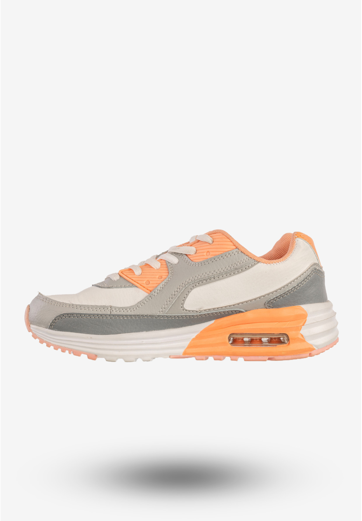 Sneakersy Damskie Ekoskóra Buty Sportowe Szare McArthur C15-F-NL-04-OR