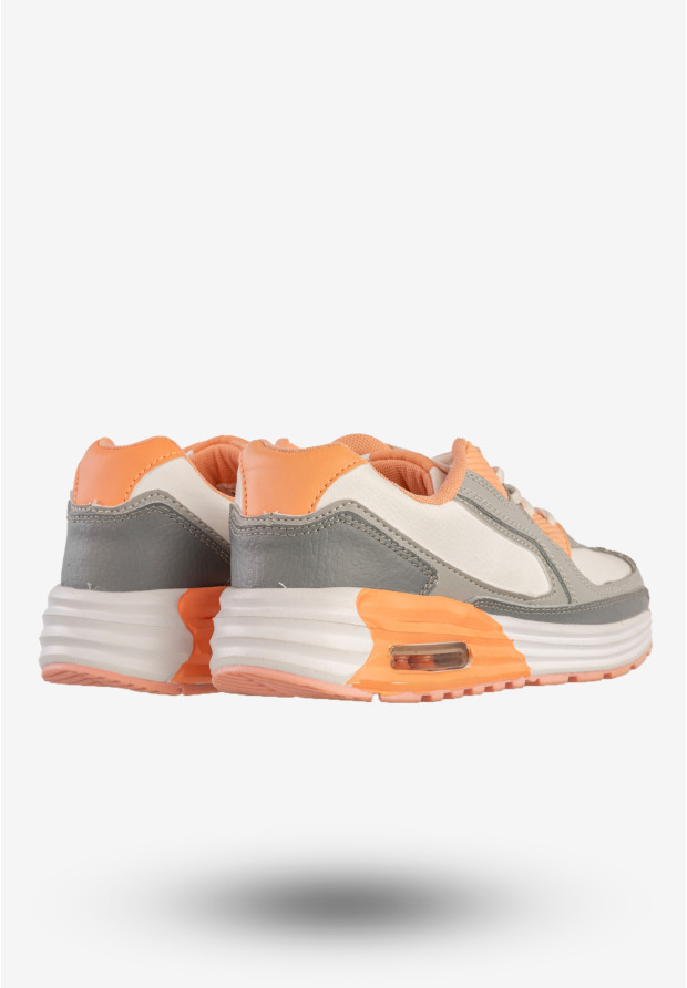 Sneakersy Damskie Ekoskóra Buty Sportowe Szare McArthur C15-F-NL-04-OR