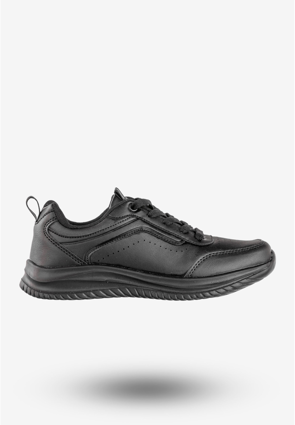 Sneakersy Damskie Ekoskóra Buty Sportowe Wygodne Czarne Badoxx LXC-8444