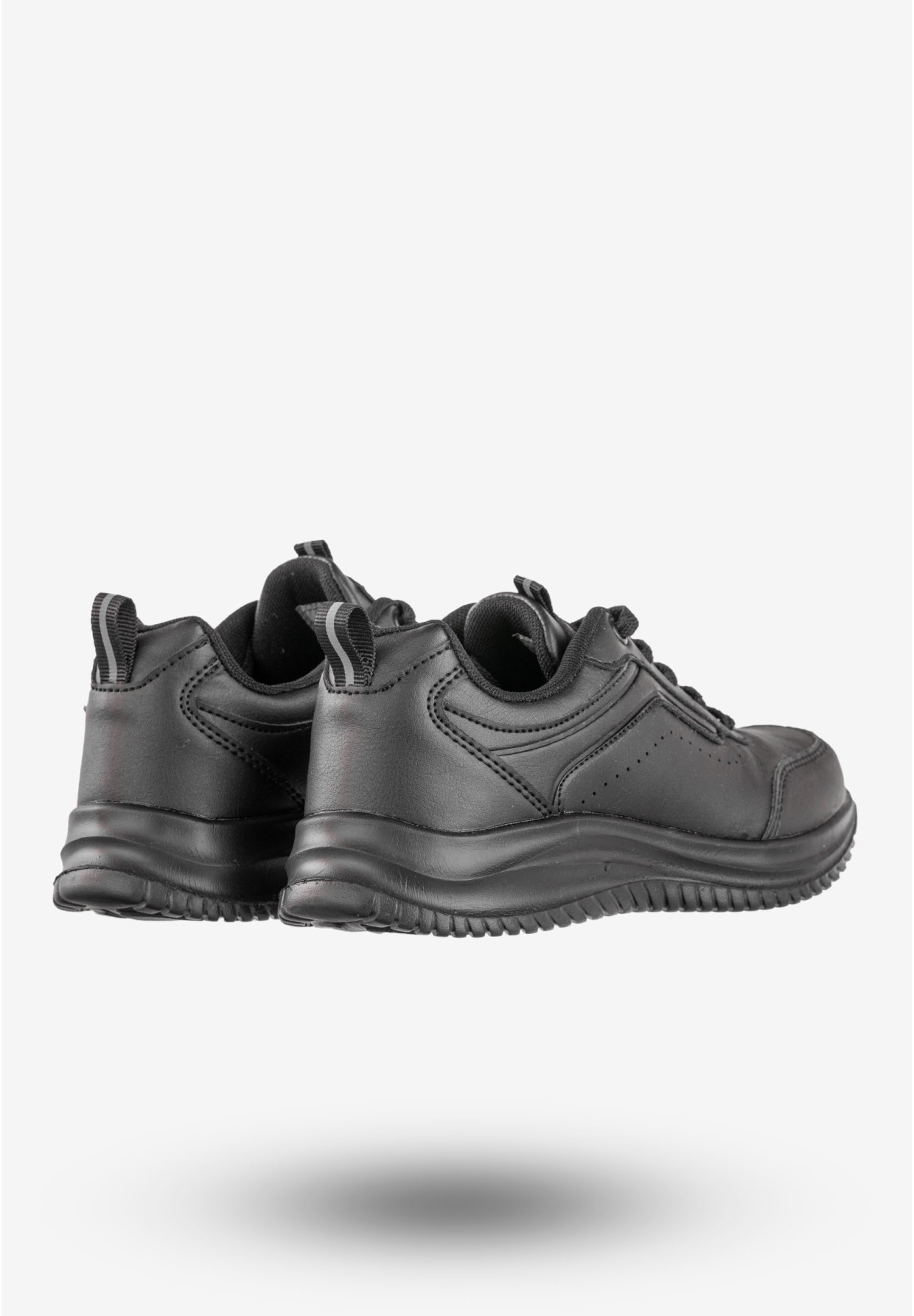 Sneakersy Damskie Ekoskóra Buty Sportowe Wygodne Czarne Badoxx LXC-8444