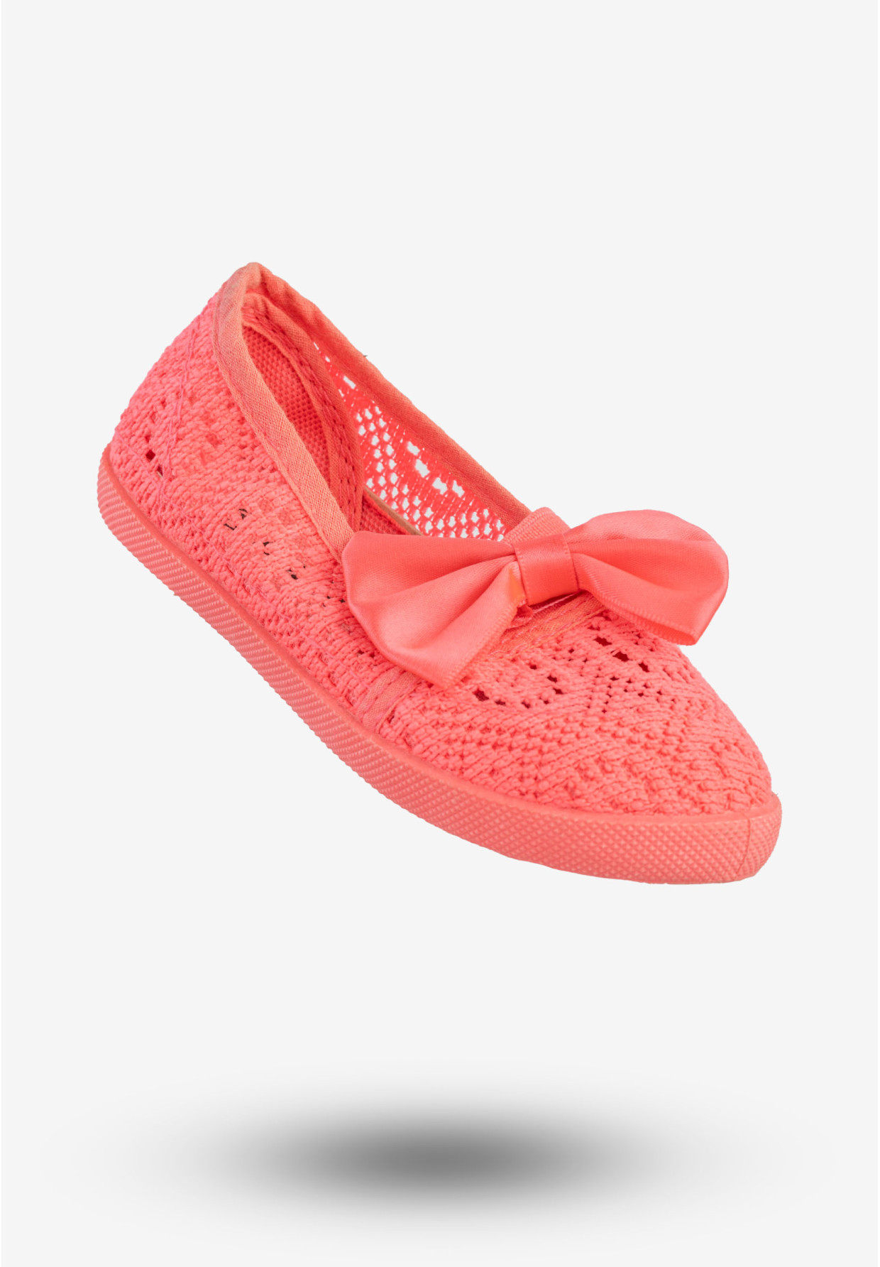 Trampki Dziewczęce Wsuwane Baleriny Neonowe Buty Różowe Bella Paris CB-S151-11
