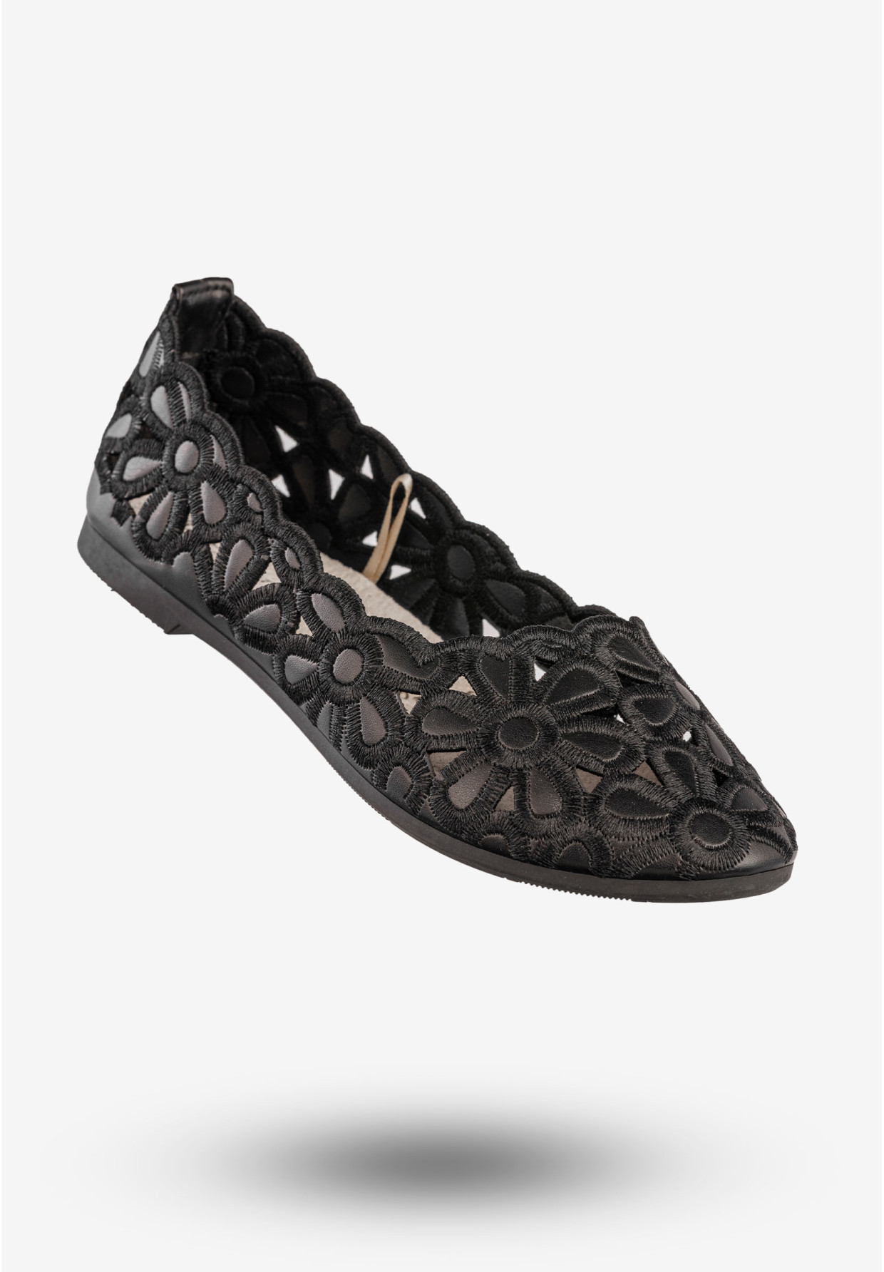 Baleriny Dziecięce Ekoskóra Buty Eleganckie Półbuty Czarne Potocki 23-23012BK3