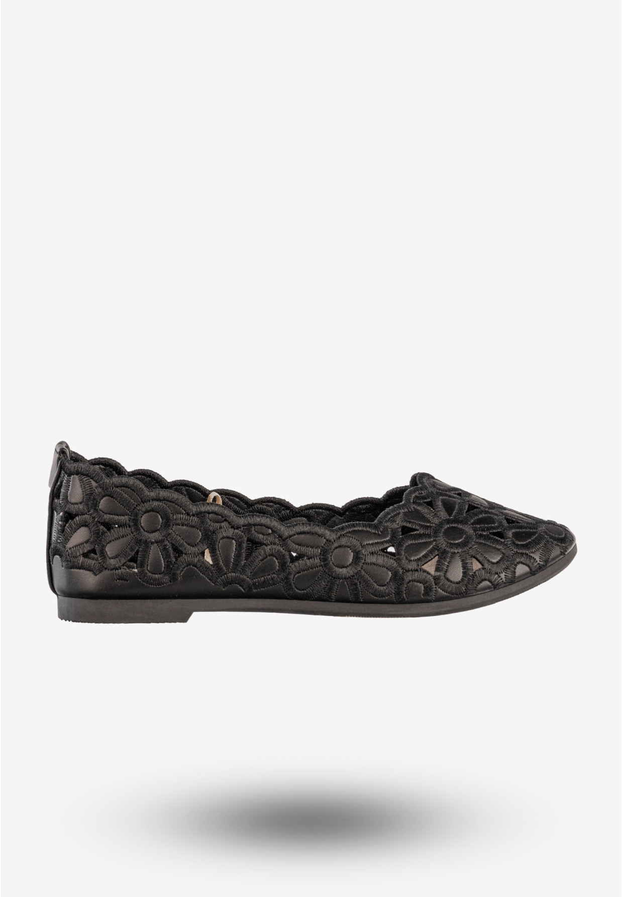 Baleriny Dziecięce Ekoskóra Buty Eleganckie Półbuty Czarne Potocki 23-23012BK3