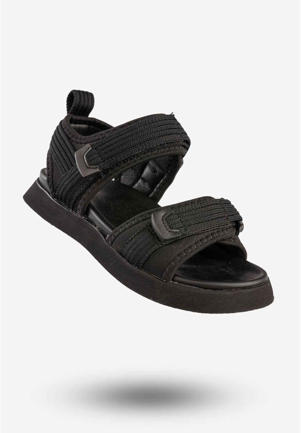 Sandały Dziecięce Buty Na Rzepy Sportowe Czarne Apawwa T865