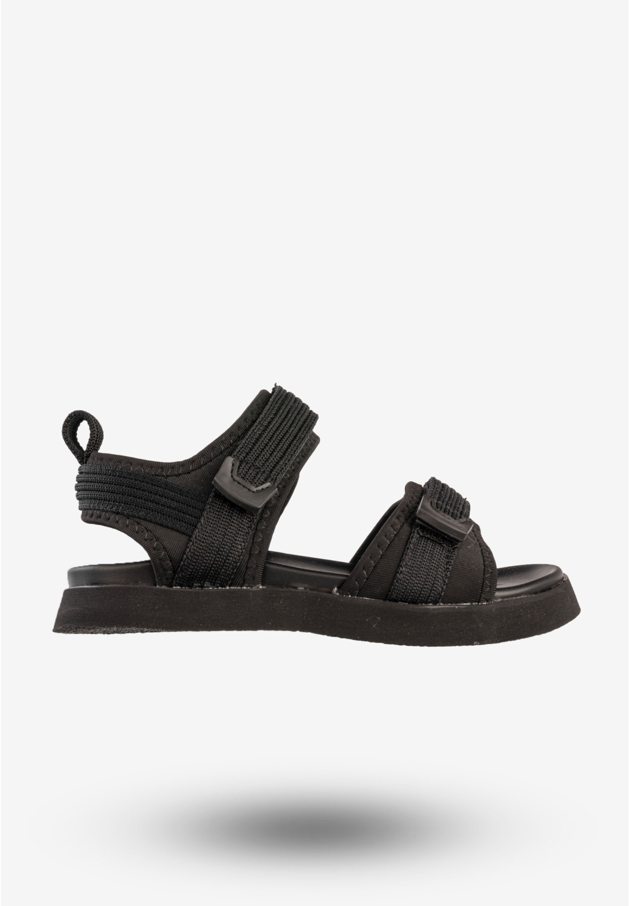 Sandały Dziecięce Buty Na Rzepy Sportowe Czarne Apawwa T865