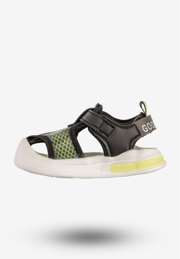 Sandały Dziecięce Buty Chłopięce Wygodne Czarne Apawwa NX122-2