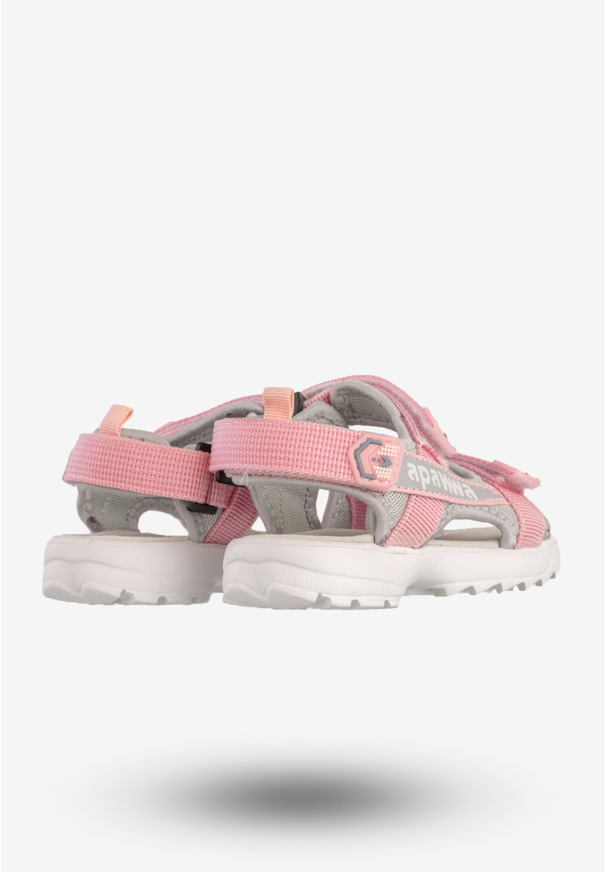 Sandały Dziecięce Sportowe Buty Na Rzepy Różowe Apawwa AX23
