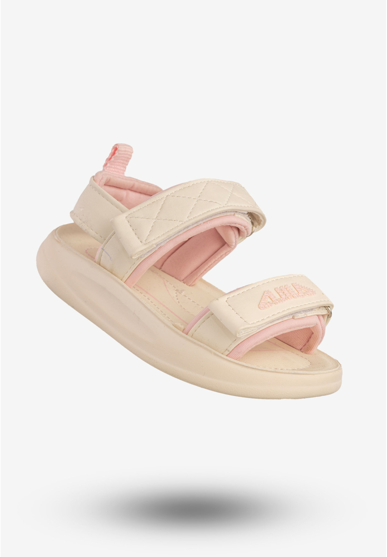 Sandały Dziecięce Ekoskóra Buty Na Rzepy Białe Apawwa P956