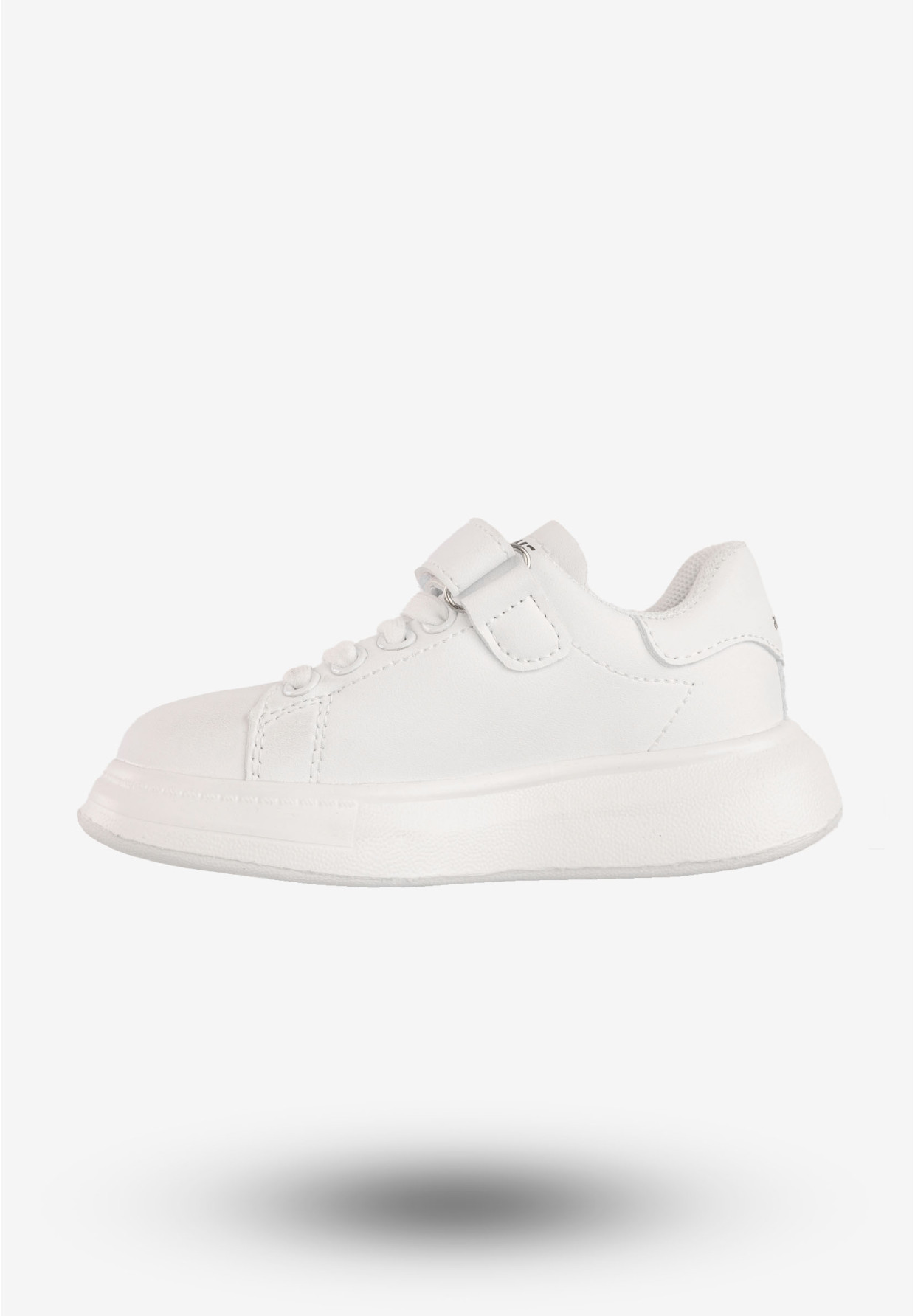 Sneakersy Dziecięce Buty Sportowe Na Rzepy Białe Apawwa TC308