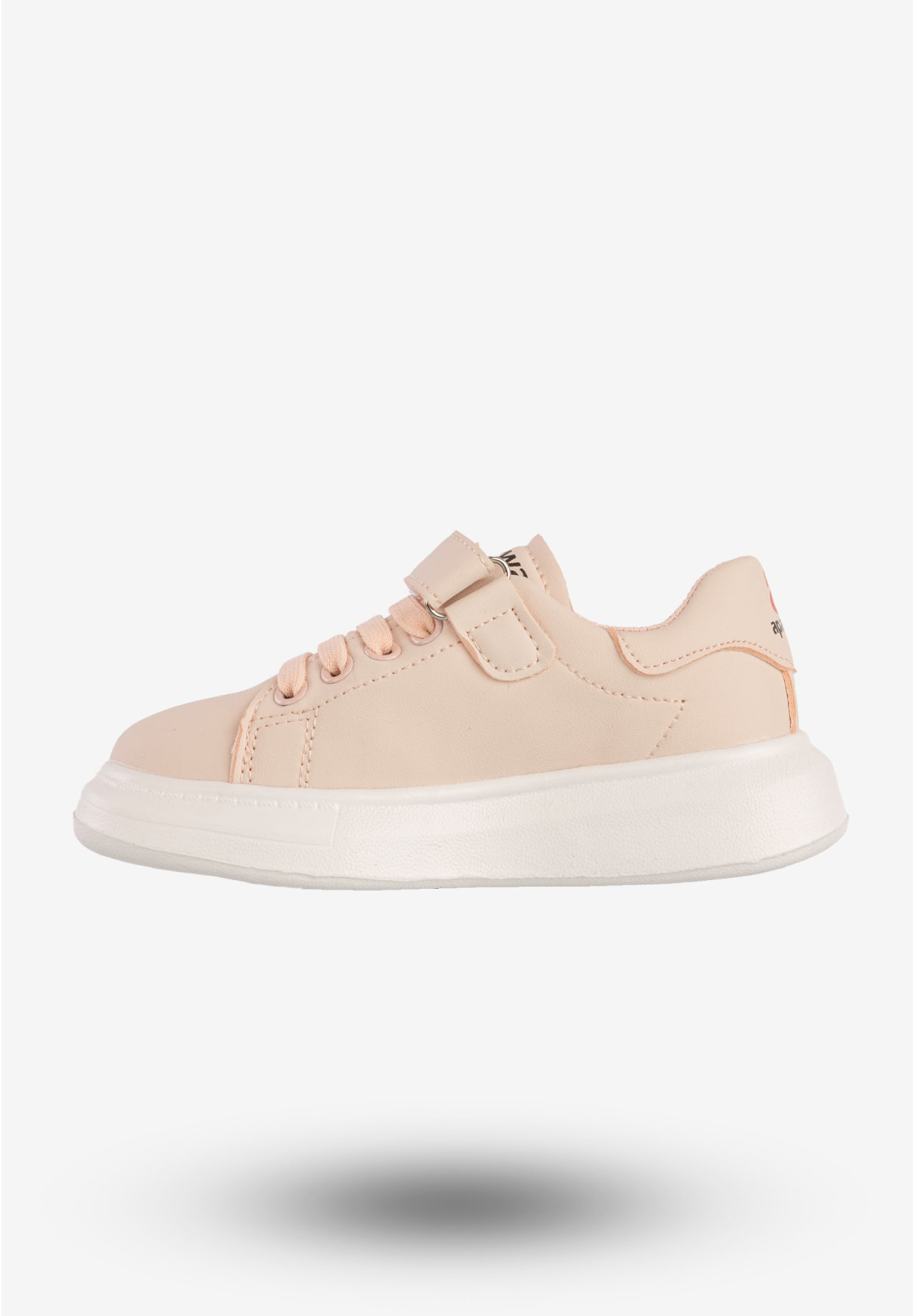 Sneakersy Dziecięce Buty Sportowe Na Rzepy Różowe Apawwa TC308